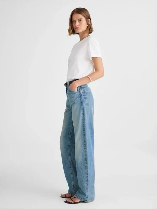 Madewell The Balloon Jean in Dobbins Wash Size 26 - Picture 3 of 10